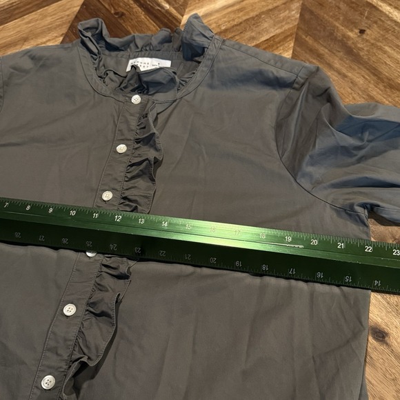 Kate Spade Broome Street Shirt Dress Long Sleeve‎ Button Front Cotton Large - Picture 5 of 7